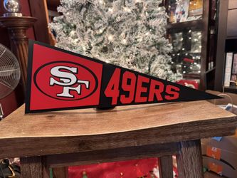49ers Wooden Decor Sign - 18” 