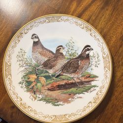  Boehm Studios Gamebirds of North America Collector Plate Bobwhite Quail 