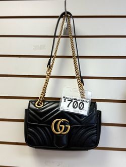 Gucci Leather Marmont Mini Shoulder Bag