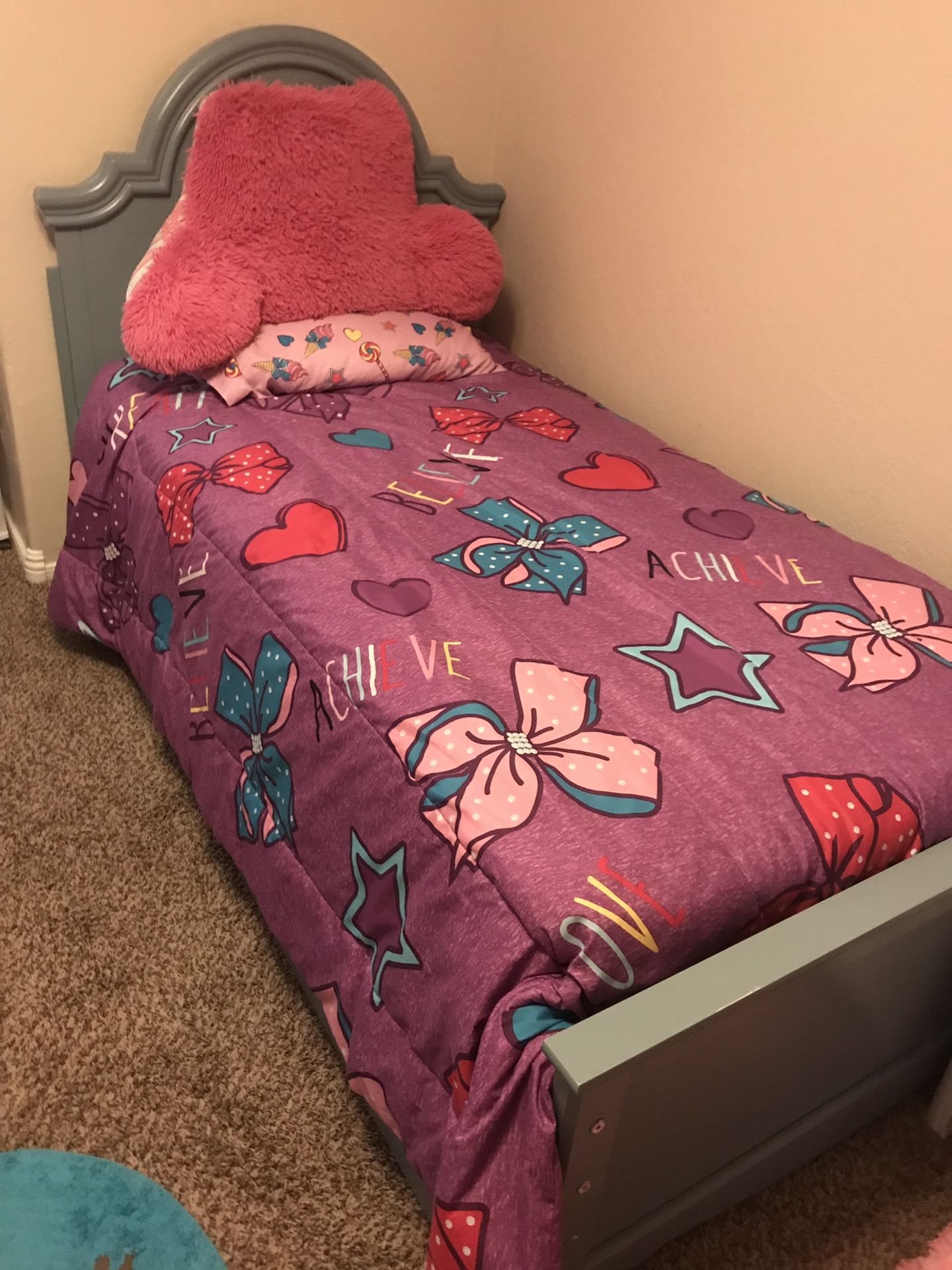 Girls Trundle Twin Bed