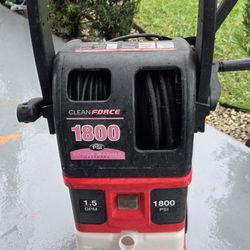 Electric pressure washer 1800psi
