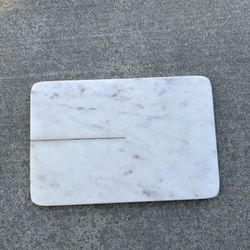 Marble White Cutting Or Serving Board