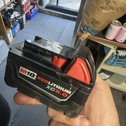 Milwaukee M18 5.0ah Battery Like New 