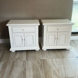 White Side Tables 