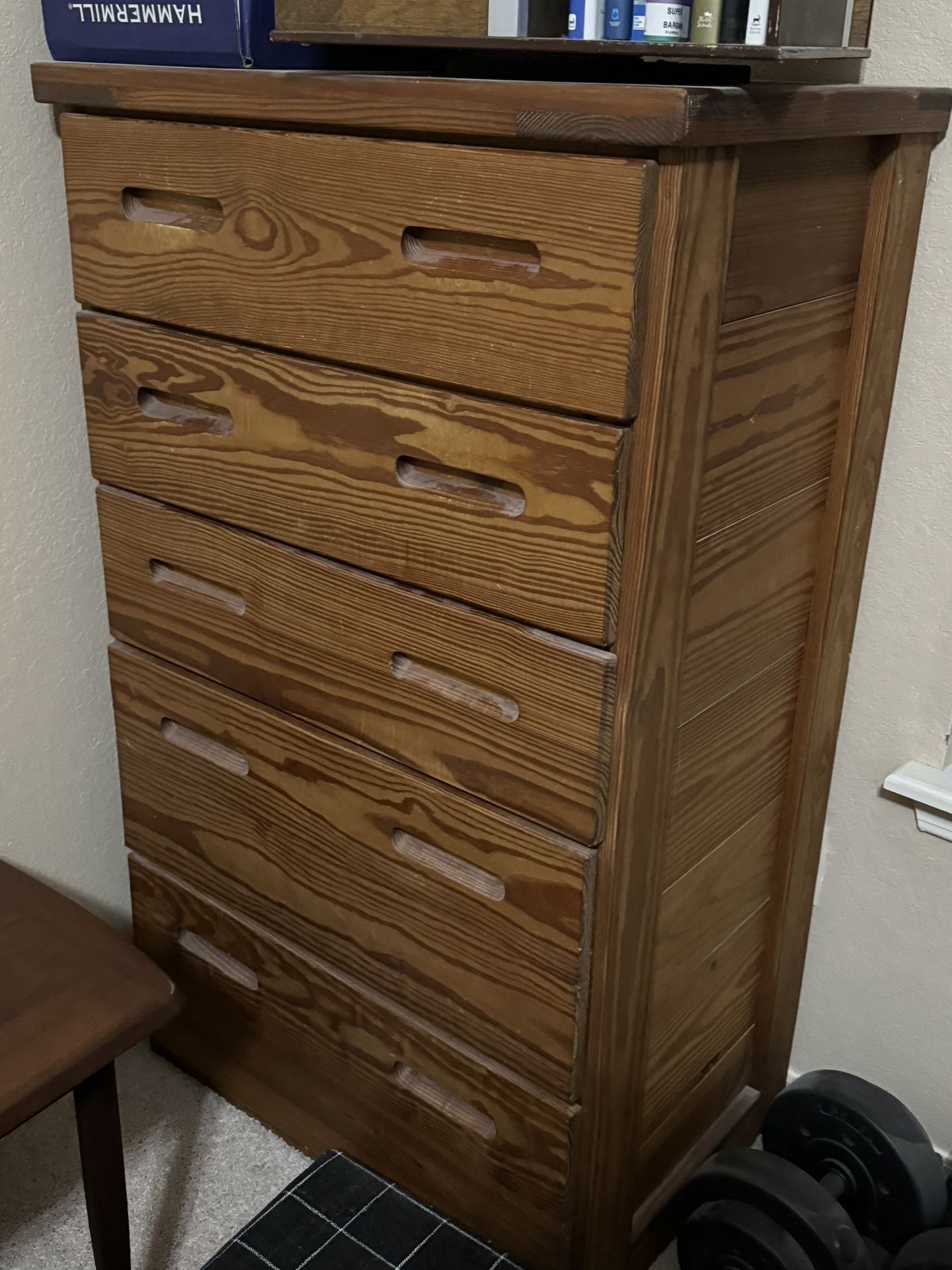 This End Up Solid Southern Yellow Pine Dressers & Twin Bed