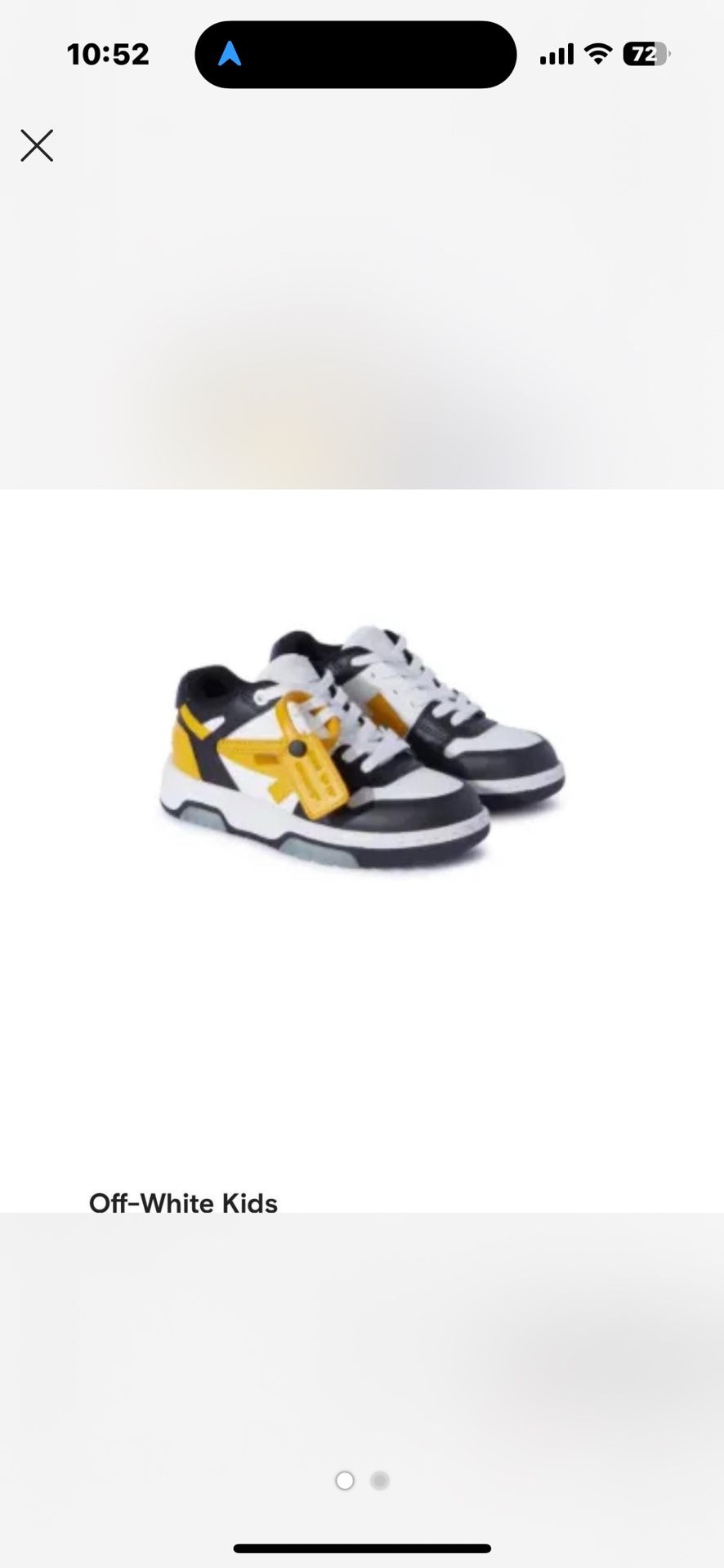 Off White Kids Sneakers
