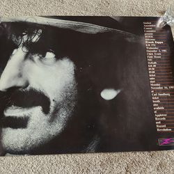 Frank Zappa NIU concert advertising poster