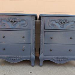 Vintage Side Tables Nightstands End Tables 
