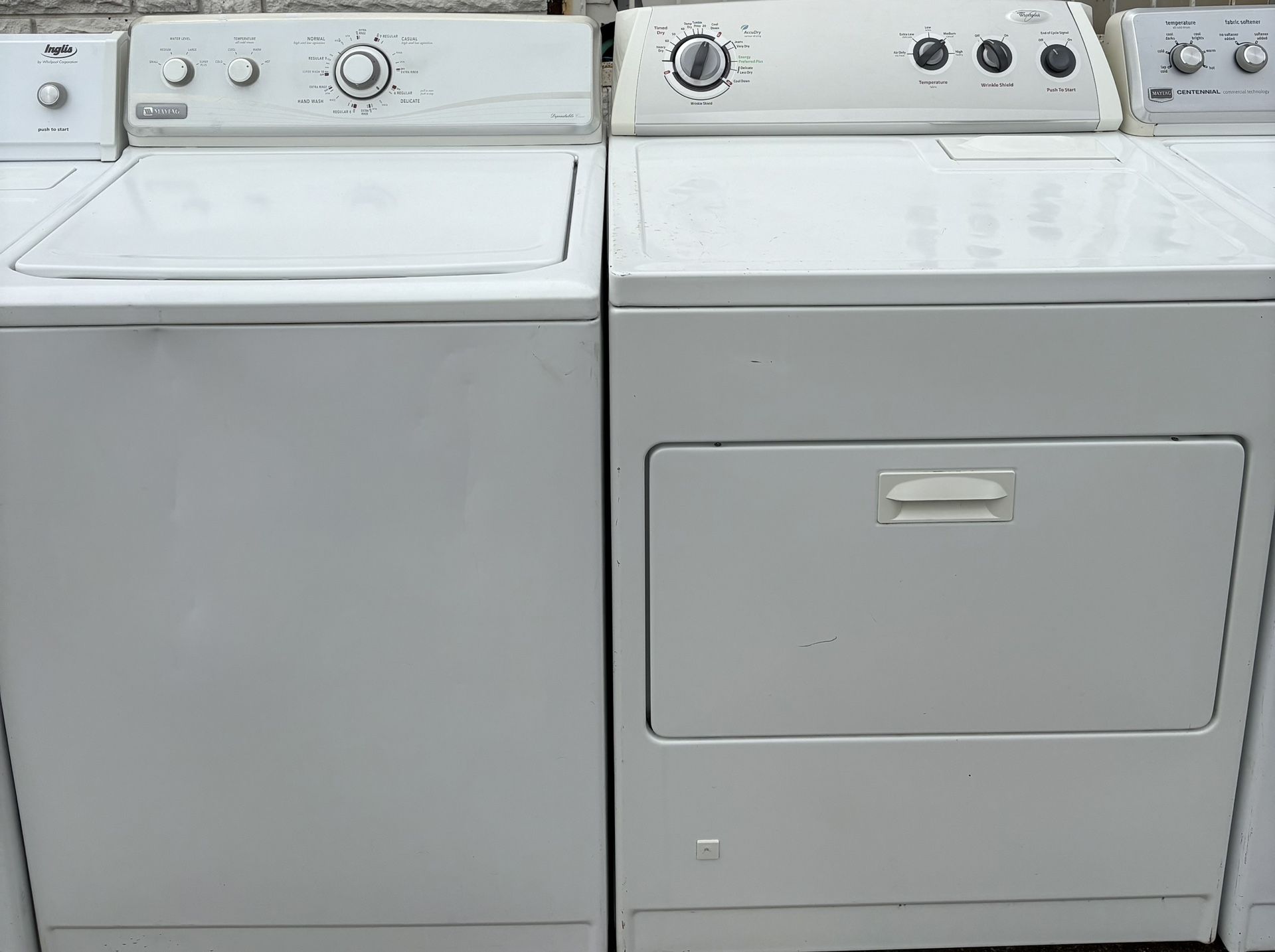Heavy Duty Washer & Gas Dryer