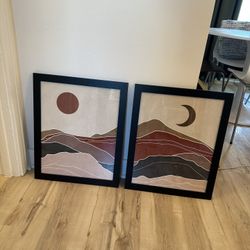 Two 16x20” Art Frames