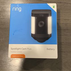 Ring Spotlight Camera & Solar Panel