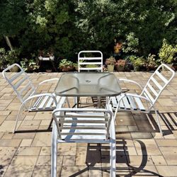 Patio furniture- outdoor table and chairs