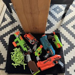 Various Nerf Guns