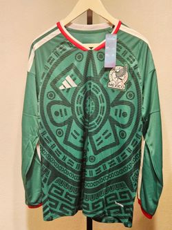 Adidas Mexico 26 Home Long Sleeve Soccer Jersey