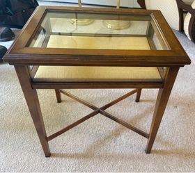 Brandt Federal Style Display Curio Table