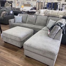 New Best Selling Gray Or Dark Blue Sectional Sofa Couch *Ottoman Sold Separately* 