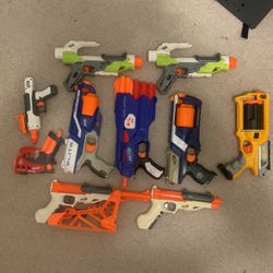 10 Nerf Guns