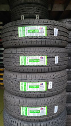 New tires 265/70R16
