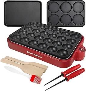 Multifunction Nonstick Baking Maker with 3 Interchangeable Plates