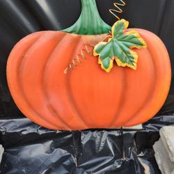 Fall Pumpkin Lawn Sign Ornament Decoration
