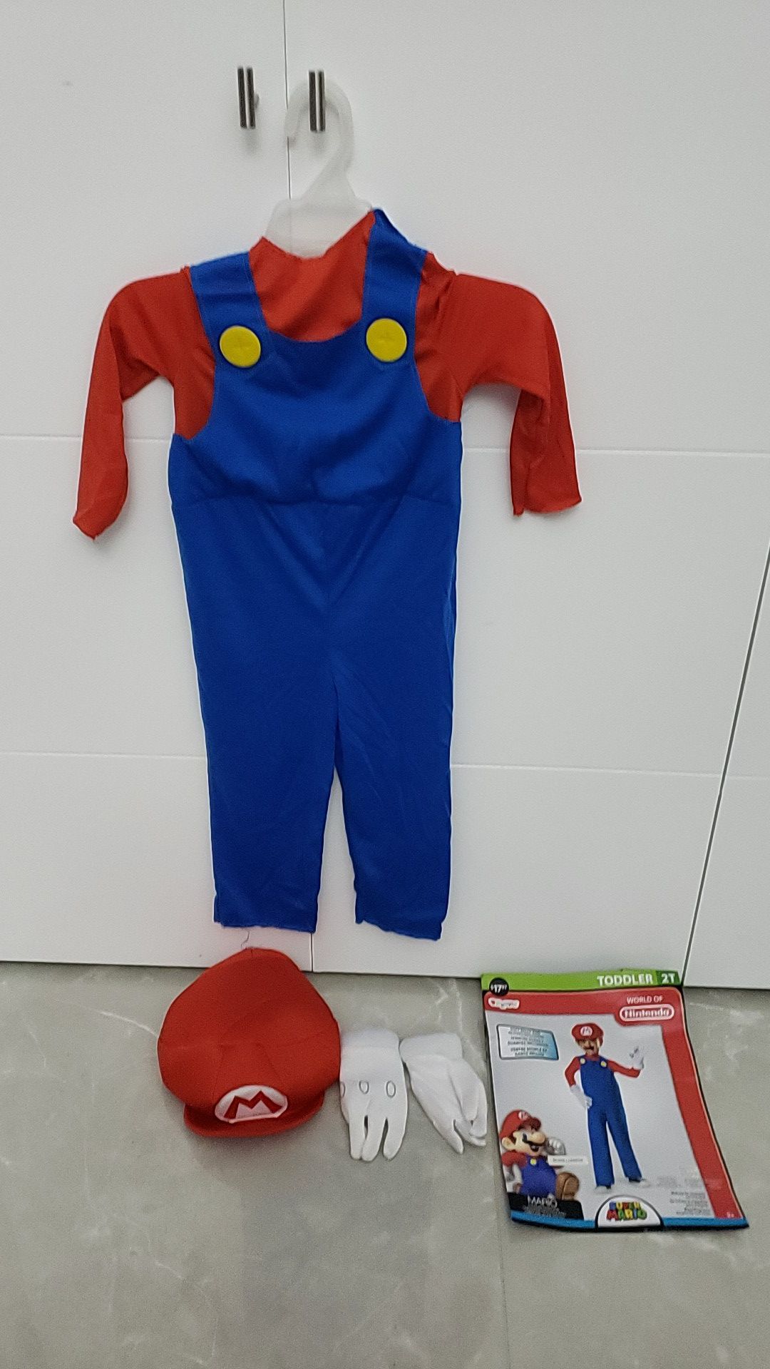 Used Super Mario kid costume 2T