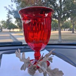 ** SET OF 11 ** ~Moser Glass - Arlington pattern - Red - Ice Tea Glass - 11 Piece Set 6.7" Tall, 3.5 Wide, 15oz......Asking $40.00