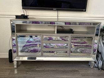 Glass TV Stand