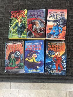 Arthur C Clark Sci Fi Book Set Of 6