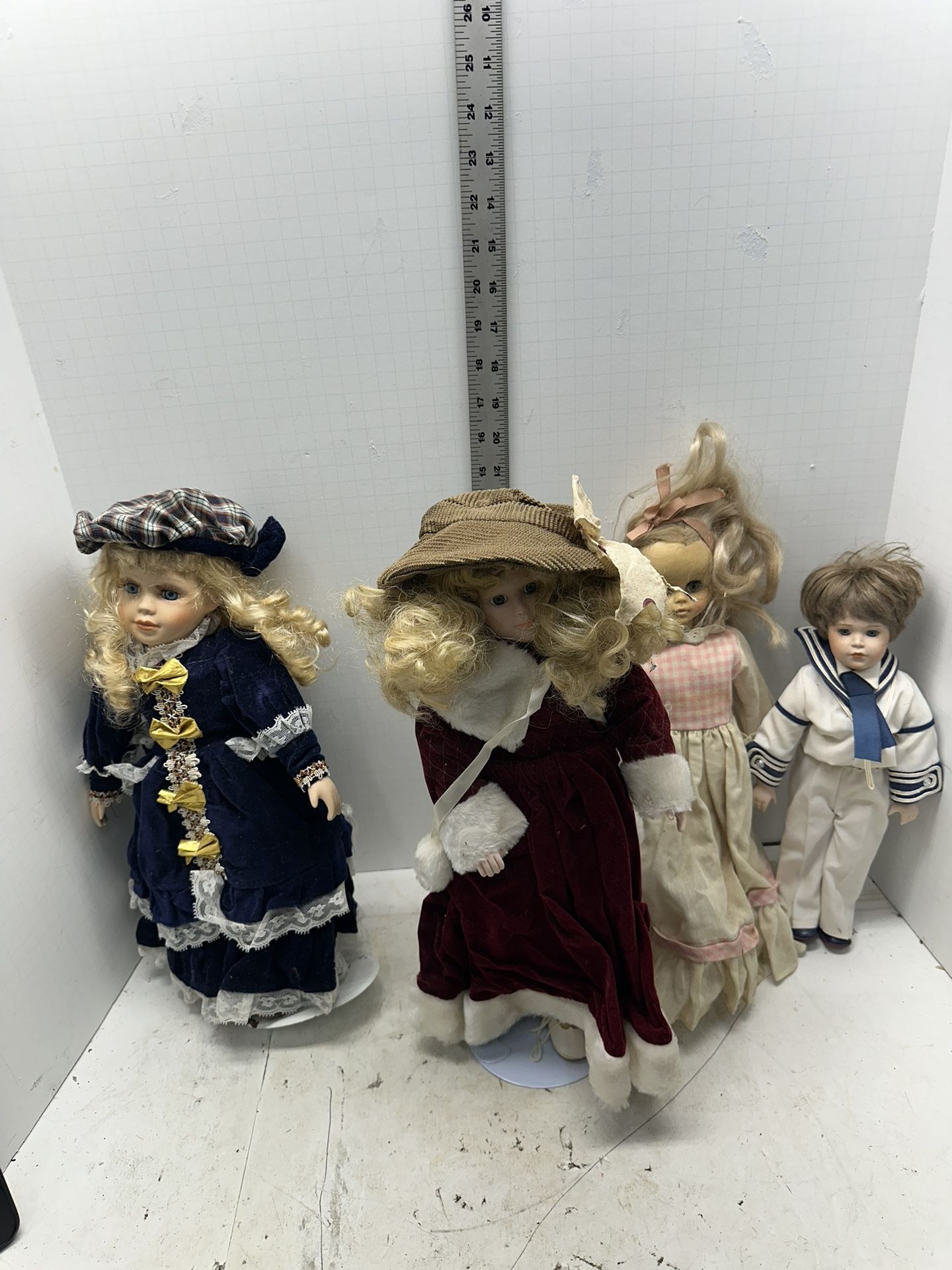 Vintage Porcelain Doll Lot 4 # 16 Inch#04