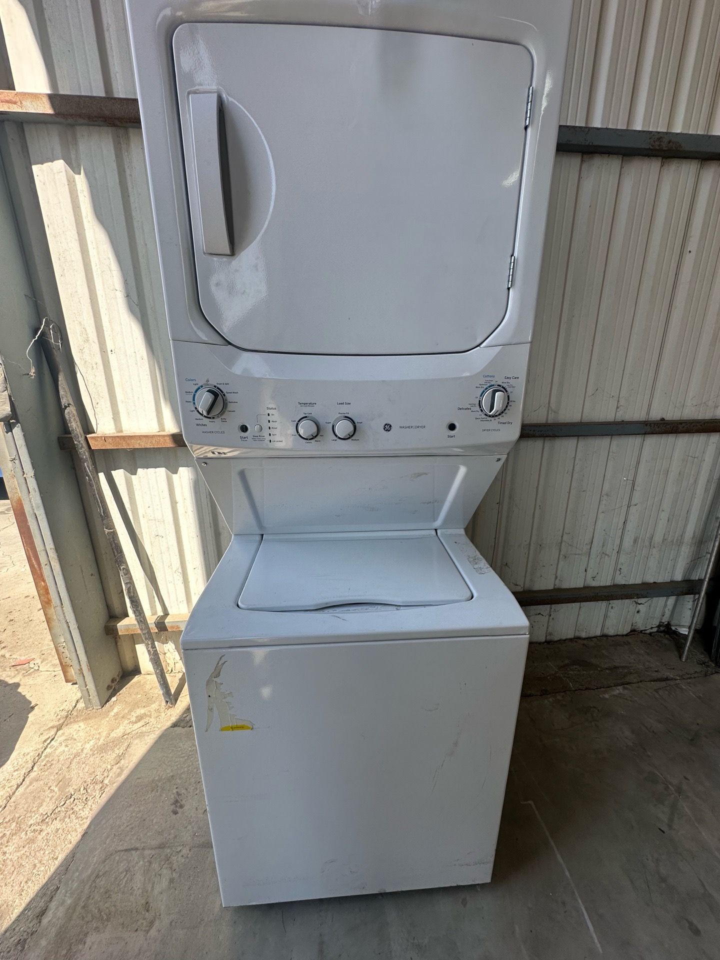 26” GE Stackable Washer & Electric Dryer Combo