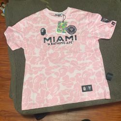 Miami Pink Bape Shirt