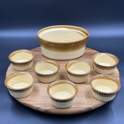 Vintage T.G. Green ENGLAND 8 70s Granville Ramekin Church Gresley Casserole Dish