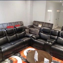 COMFY NEW SANTIAGO RECLINING SOFA AND LOVESEAT SET ON SALE ONLY $899. IN STOCK SAME DAY DELIVERY 🚚 EASY FINANCING 