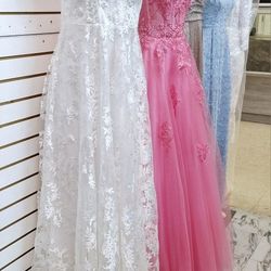 Off White Wedding Dress Size L 