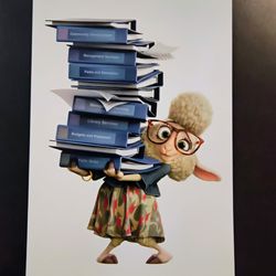 Disney Villains Postcard Zootopia Dawn Bellwether Collectable
