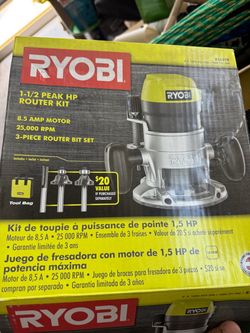 Ryobi 1.5 HP Router Kit (new)