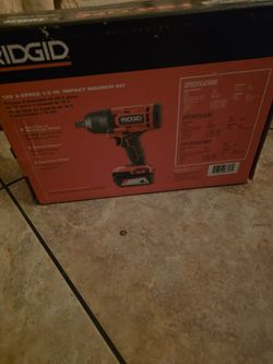 Ridgid impact 1/4 combo