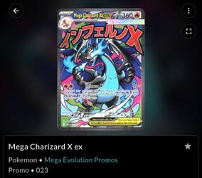Pokemon Graded 10 Mega Charizard X ex
