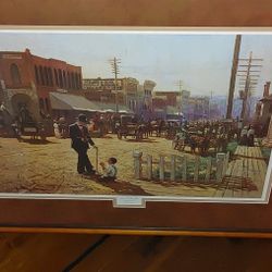 Beautifully mounted and framed Limited Edition (913/950) of Robert Summers "Silver Dollar Jim".