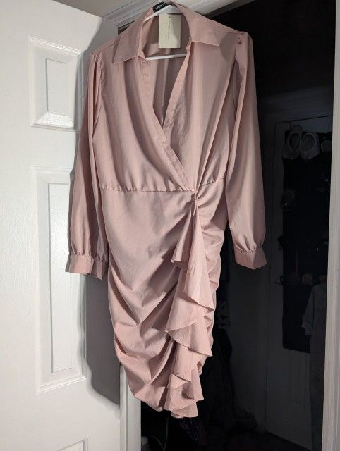 Dress Light Material Thin Soft Mauve