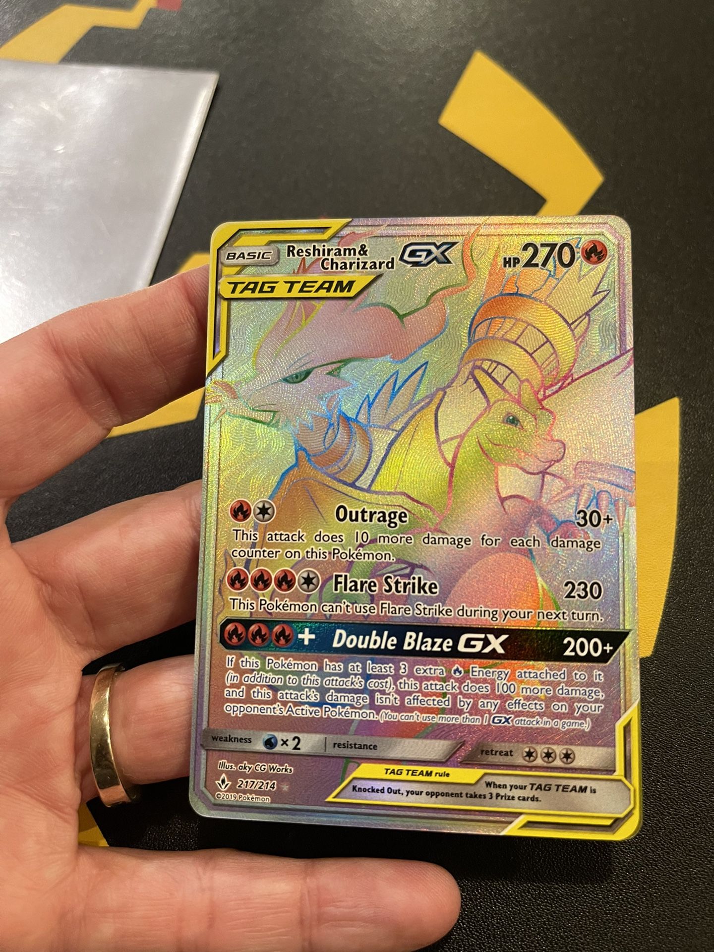 Charizard Gx Rainbow Pokemon