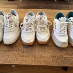 MENS REEBOK 9.5 Size (3 PAIRS) ALL $60