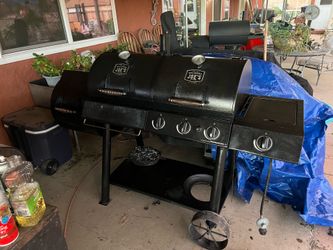 Oklahoma Joe propane/charcoal grill (THICK METAL HARD TO FIND)