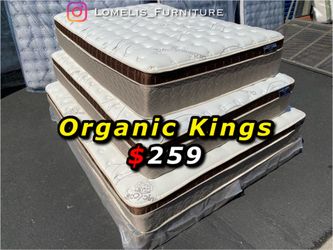 King Organic cloud Comfort Europillow top mattress