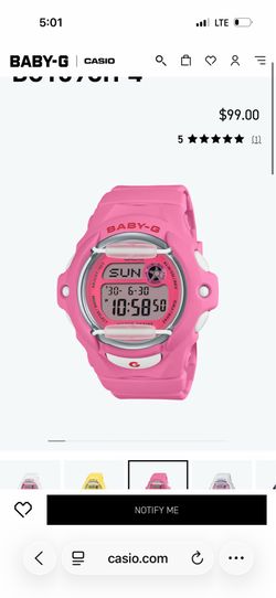 PINK BABY GSHOCK WATCH