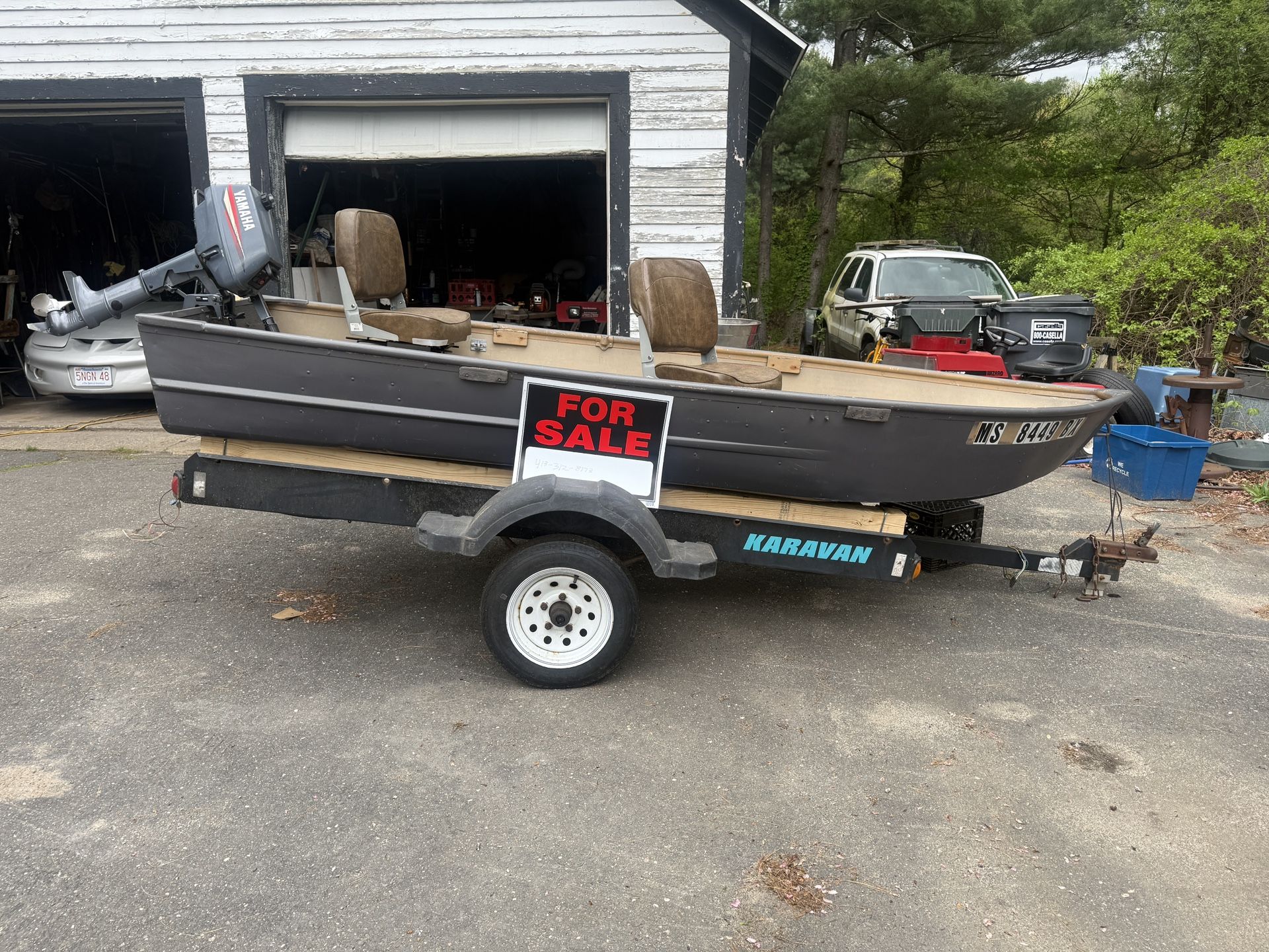 12 Ft Aluminum Boat With Motor