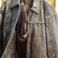 Men’s Leather Coat