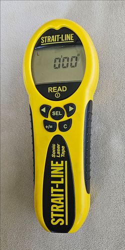 Strait-Line Sonic Laser Tape