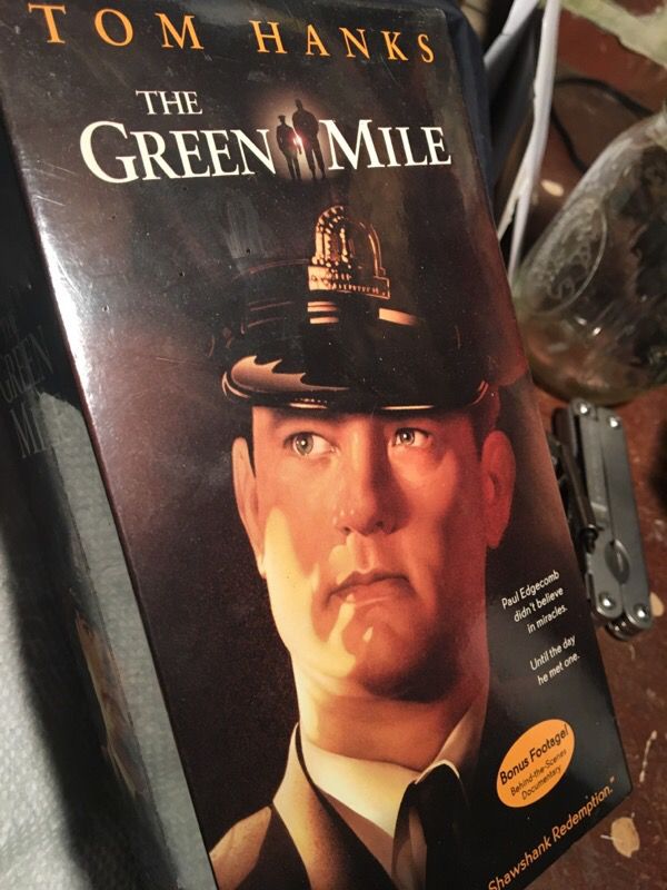 The Green mile unopened VHS