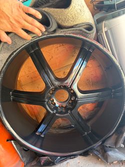 Gloss black 26” inch Rims